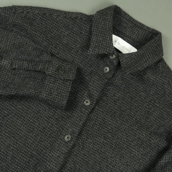 IRO Dresses & Skirts - Iro Cachaum Button Up Flannel Dress Size 38